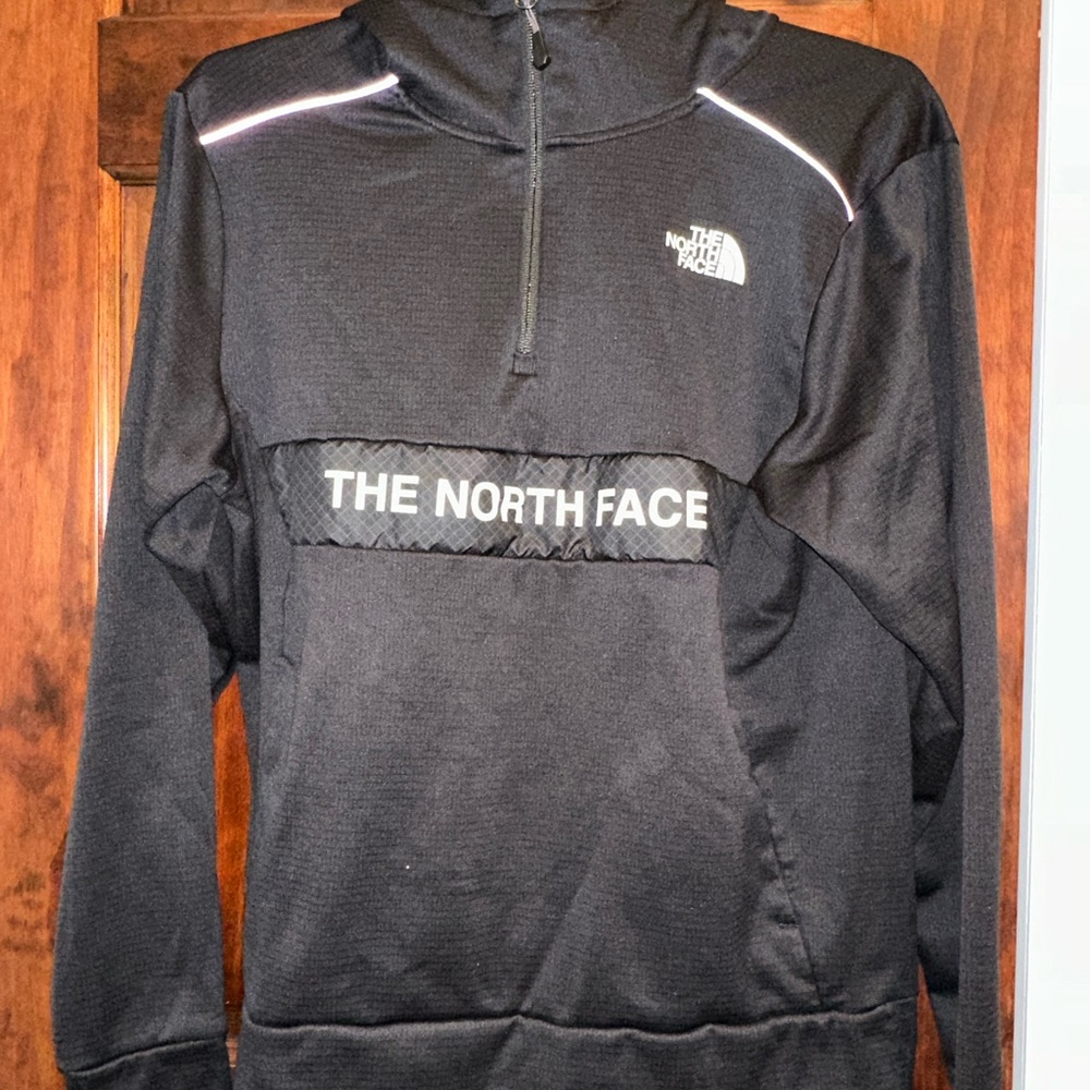 The North Face Black Ampere Quarter-Zip Pullover Hoodie Men's Size Small